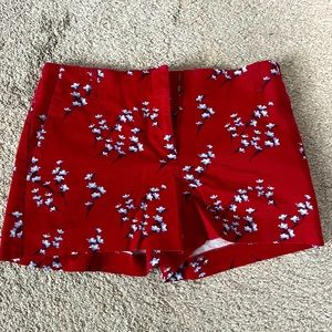 Loft Floral Shorts- Size 6